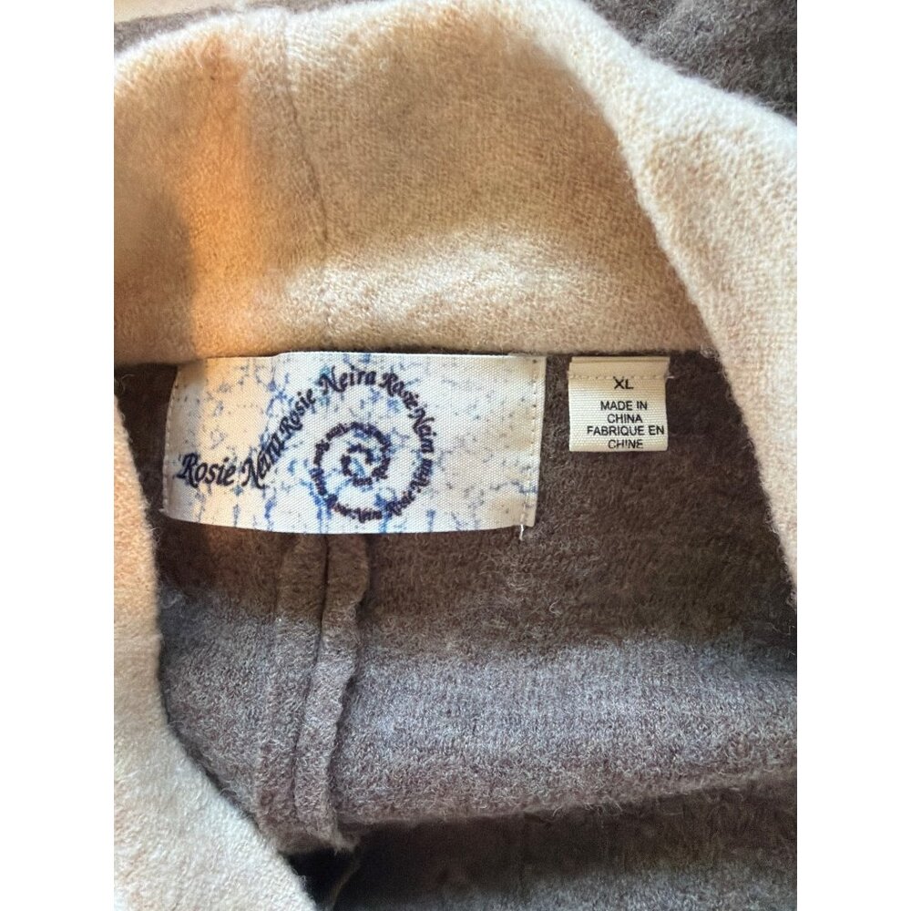 Anthropologie Rosie Neira Denissa Tie Waist Wool Sweater Women's XL Beige - Picture 11 of 17